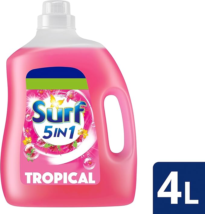 81eno9h3ChL._AC_SX679_ Surf Liquid Washing Detergent Tropical 80 w 4 l - Image 1